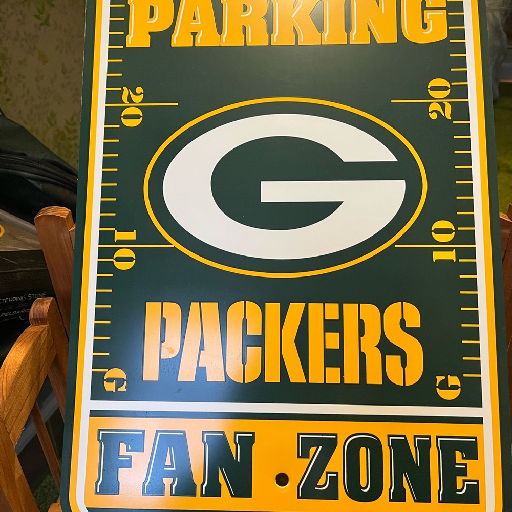 Green Bay Packers Fan Zone Sign